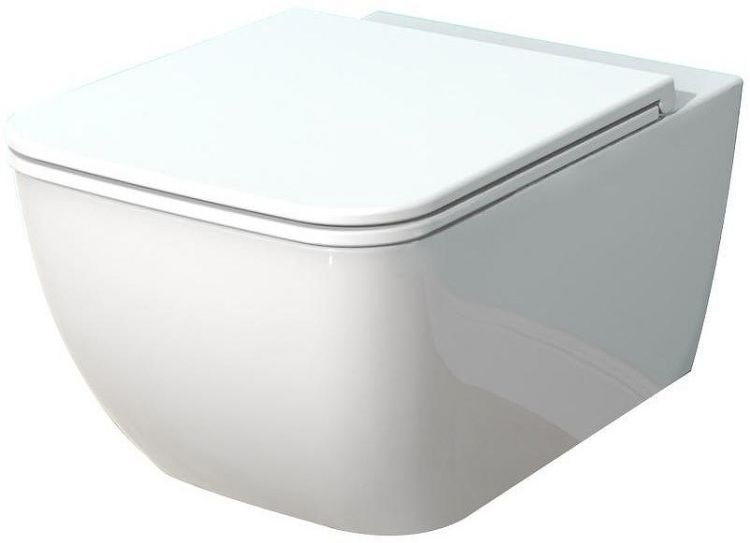 Унитаз SmartFlow Vigente SMF811-WH подвесной цвет Белый с сиденьем Микролифт