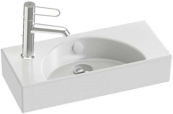 Раковина Jacob Delafon Odeon Rive Gauche 50 L EGO112-55-00 Белая