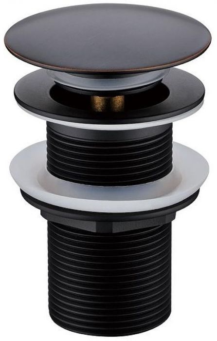 Донный клапан Boheme 612-B click-clack Черный