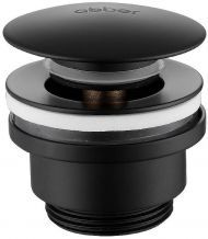 Донный клапан Abber AF0011B click-clack Черный матовый
