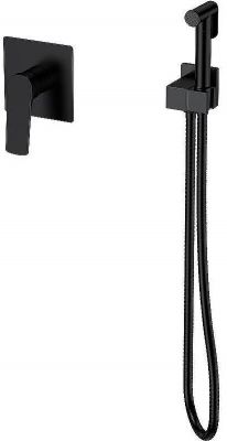 Гигиенический душ со смесителем Splenka S30.53.06 Черный матовый