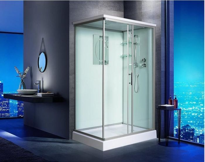 Душевая кабина WeltWasser WW500 Laine 1212 120x90 10000003275 профиль Хром стекло прозрачное