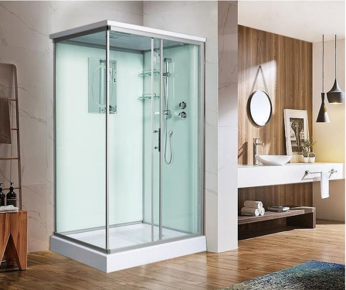 Душевая кабина WeltWasser WW500 Laine 1212 120x90 10000003275 профиль Хром стекло прозрачное