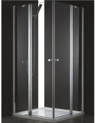 Душевой уголок Cezares Elena 100x100 ELENA-W-A-22-100-C-Cr профиль Хром стекло прозрачное