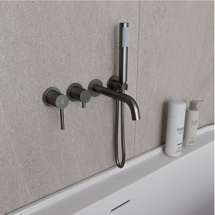 Смеситель для ванны Oliveeka Y OL-889017-BG цвет Золото матовое