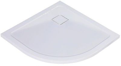 Душевой поддон из искусственного камня WasserKRAFT Dinkel 90х90 58T01 Белый глянец