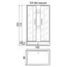 Душевая кабина River Quadro Б/К 100/80/26 MT