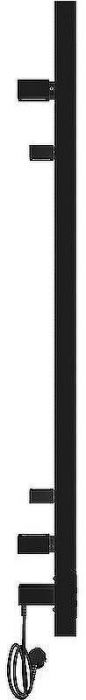 Электрический полотенцесушитель Laris Астор ЧКЧ12 350х900 L 73207664 Черный муар