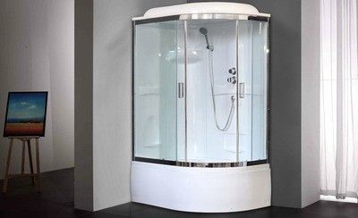 Душевая кабина Royal Bath RB 8120BK1-T-CH L