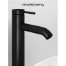 Смеситель для раковины Abelsberg Fluida ERF22003MB цвет Вулканический черный