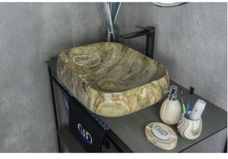 Раковина-чаша Gid Geometrico Mnc186 56 54423 цвет Под камень глянцевый