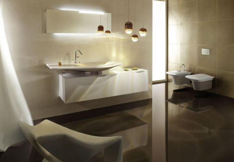 Тумба для ванной Jacob Delafon Stillness шириной 80 см с боковым расположением раковины, массив дуб [EB2002-P6]