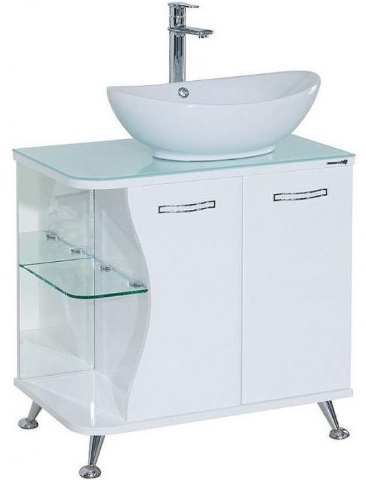 Тумба под раковину Bellezza Рио 70 R 4633611241010 Белая