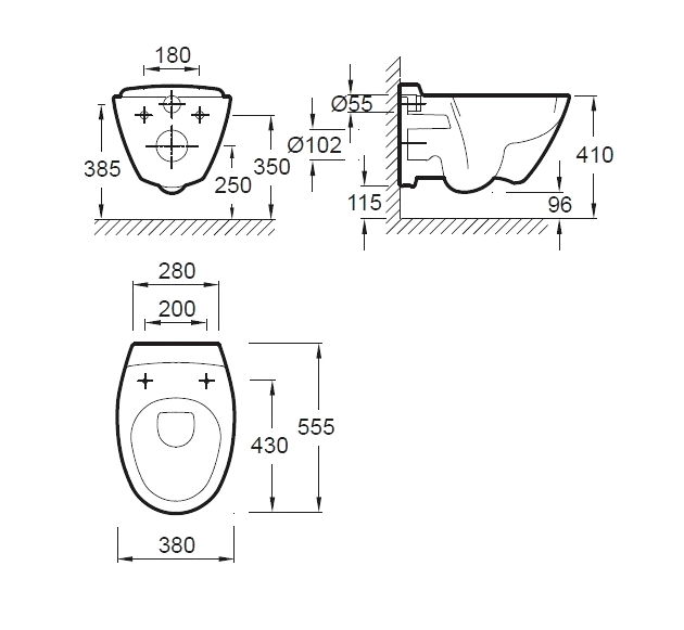 Унитаз c инсталляцией Jacob Delafon Presquille клавиша хром E21743RU-00 Унитаз c инсталляцией Jacob Delafon Presquille клавиша хром E21743RU-00