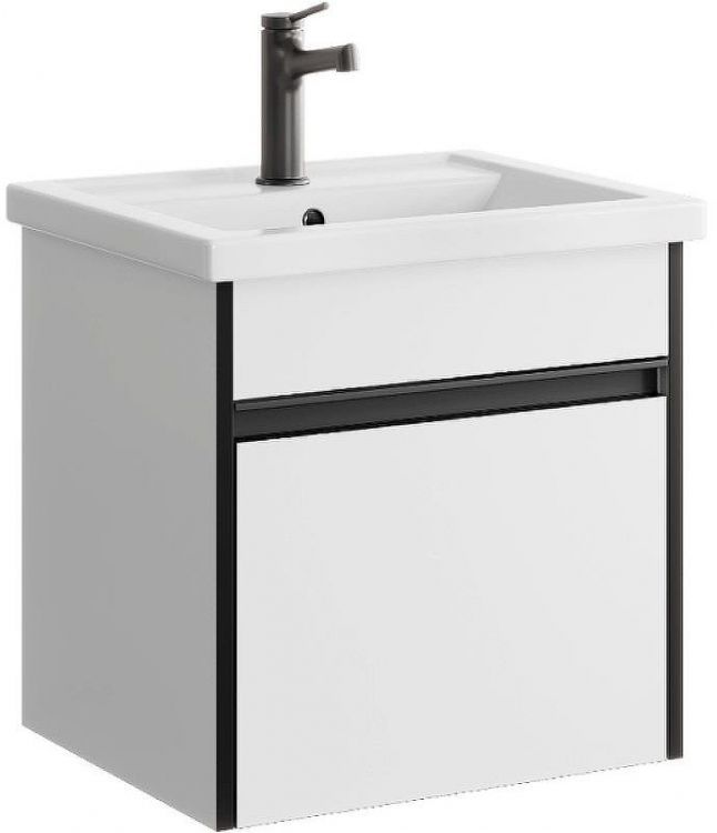 Тумба под раковину Aqwella Urban 50 URB0105W подвесная Белая