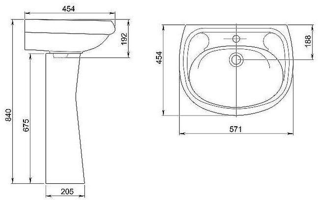 Раковина Santeri Воротынский 55 1.3111.7.S00.10B.0 Белая Раковина Santeri Воротынский 55 1.3111.7.S00.10B.0 Белая