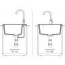 Кухонная мойка GranFest Quarz GF-Z48 Черная