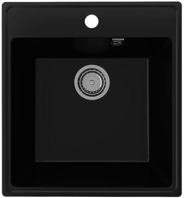 Кухонная мойка Ulgran Quartz Forte 460-07 Уголь