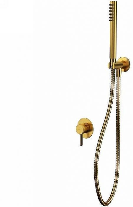 Смеситель для душа Whitecross Y brushed gold YSET02GLB Брашированное золото