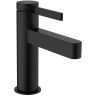 Hansgrohe Finoris Смеситель для раковины, на 1 отв., с донным клапаном, цвет: черный матовый