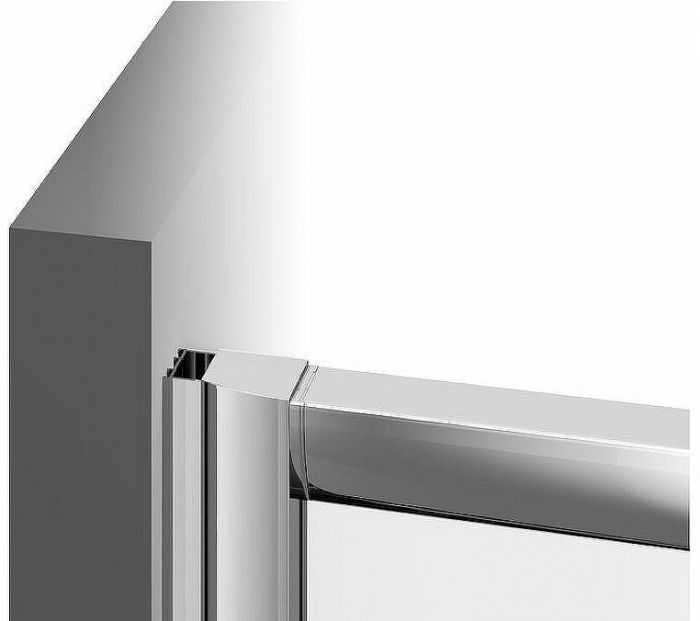 Душевая дверь Ravak Blix BLDP2 120 0PVG0C00ZG профиль Хром стекло Grape