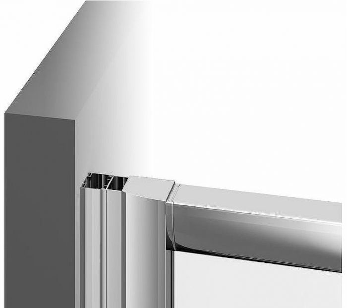 Душевая дверь Ravak Blix BLDP2 120 0PVG0C00ZG профиль Хром стекло Grape