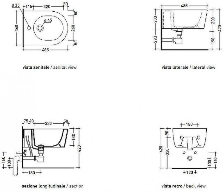 Flaminia Mini Link 5065 подвесное