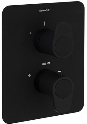 Смеситель для душа Ramonsoler Alexia 362411SNM с термостатом Черный матовый