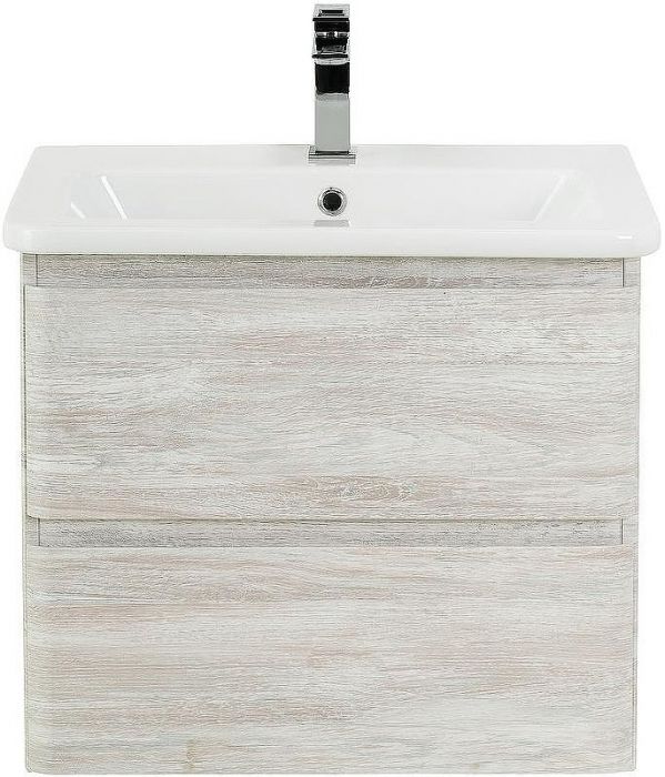 Тумба под раковину BelBagno 60 ALBANO-CER-600-2C-SO-RVB подвесная Rovere Vintage Bianco