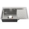 Кухонная мойка Fabia 80х50 80503L Сатин