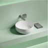 Раковина накладная CERAMICANOVA Taycan, круглая, диаметр 375 мм, белая CN12003