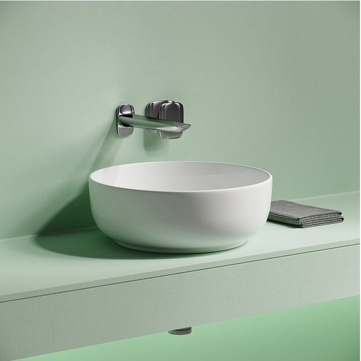 Раковина накладная CERAMICANOVA Taycan, круглая, диаметр 375 мм, белая CN12003 Раковина накладная CERAMICANOVA Taycan, круглая, диаметр 375 мм, белая CN12003