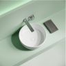 Раковина накладная CERAMICANOVA Taycan, круглая, диаметр 375 мм, белая CN12003