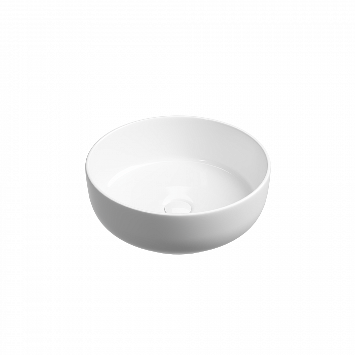 Раковина накладная CERAMICANOVA Taycan, круглая, диаметр 375 мм, белая CN12003 Раковина накладная CERAMICANOVA Taycan, круглая, диаметр 375 мм, белая CN12003