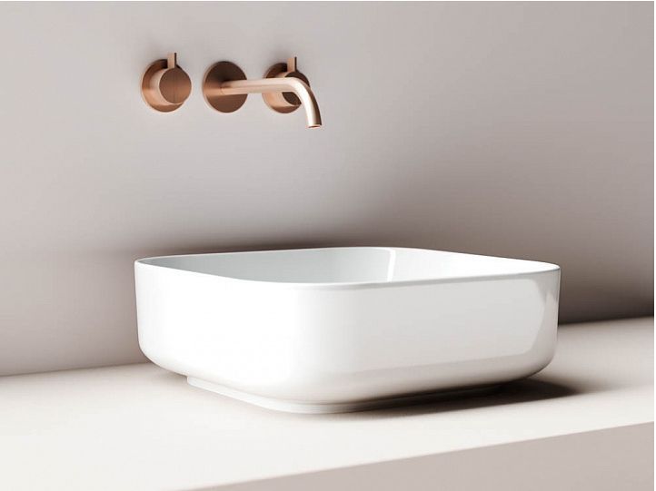Умывальник CERAMICANOVA Element чаша накладная квадратная CN6012