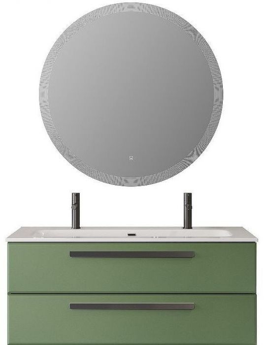 Тумба под раковину Cezares Eco-Cer-N 120 ECO-CER-N-1200-2C-SO-PS-P подвесная Фисташковый Софт без ручек