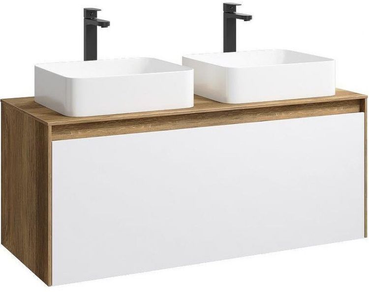 Корпус тумбы под раковину Aqwella 5 Stars Mobi 120 MOB0112DB подвесной Дуб балтийский