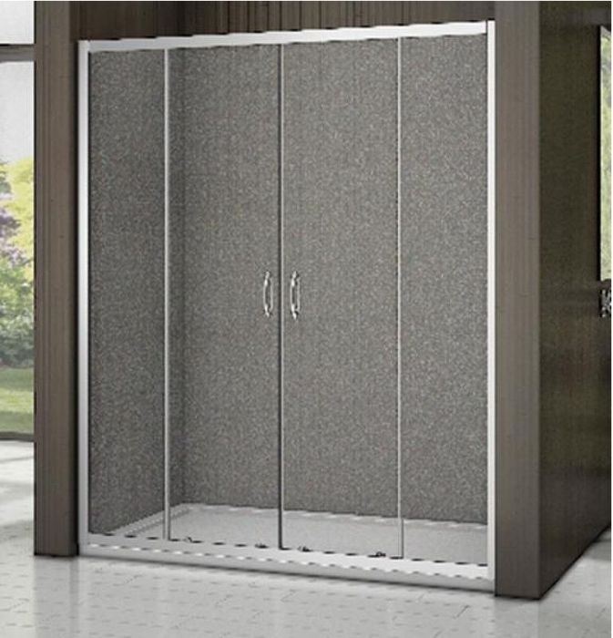 Душевая дверь Good Door Latte WTW-TD-150-G-WE 150 профиль Белый стекло матовое