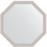 Зеркало Evoform Octagon 63х63 BY 3960 в багетной раме - Мозаика хром 46