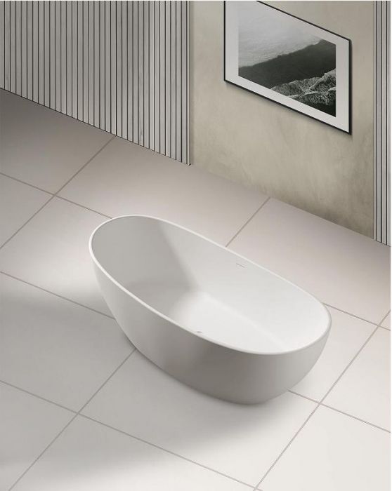 Ванна из искусственного камня Abber Stein 180x85 AS9615-1.8 без гидромассажа