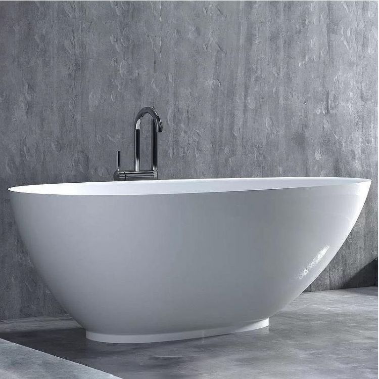 Ванна из искусственного камня Salini Paola 172х82 101512SM Белая матовая