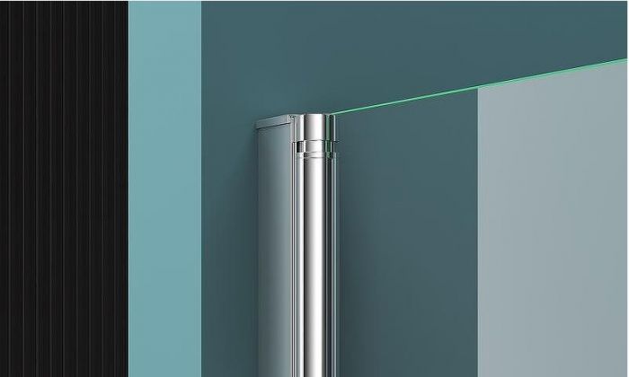 Душевая дверь BelBagno Etna 100 ETNA-B-1-100-C-Cr профиль Хром стекло прозрачное