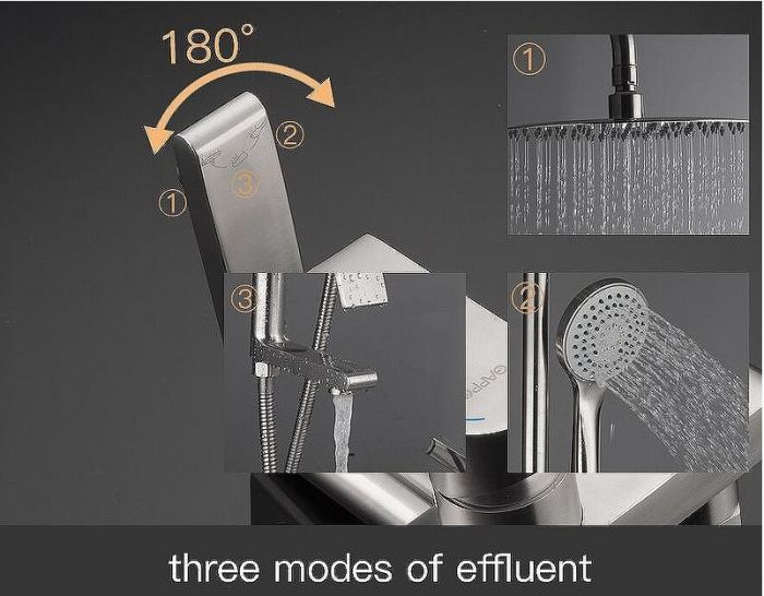 Душевая система Gappo G99-20 G2499-20 Сатин