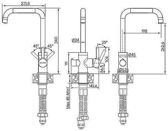 Смеситель для кухни Paulmark Logas Lo213021-328 Бежевый Смеситель для кухни Paulmark Logas Lo213021-328 Бежевый
