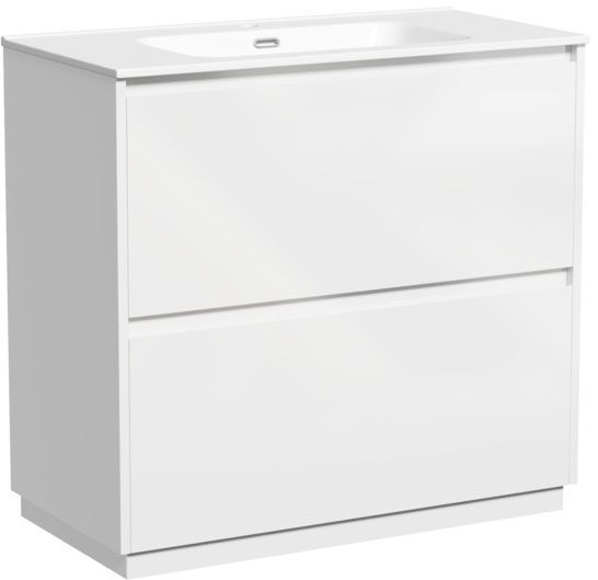 Тумба напольная под раковину SANCOS Libra Floor, белый глянец 890х450х840 мм, LB90FW