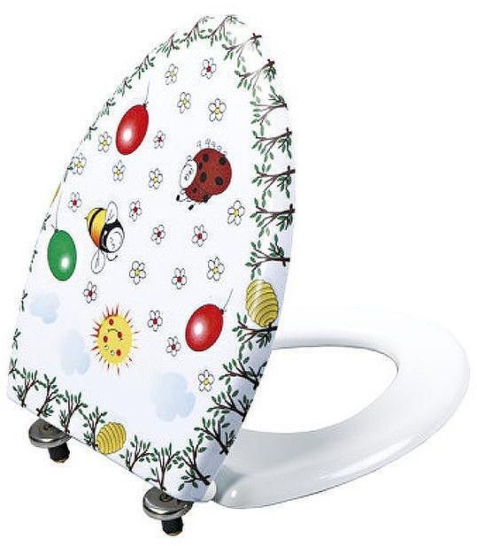 Унитаз компакт Creavit Cocuk CK310-11CB00E-FF00+KC0802.01.1000E Белый с декором с сиденьем без бачка