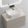 Тумба подвесная SANCOS Snob T, Beige Soft 790х445х500, под столешницу без отверстия под смеситель, цвет Kreman, SNT80CE