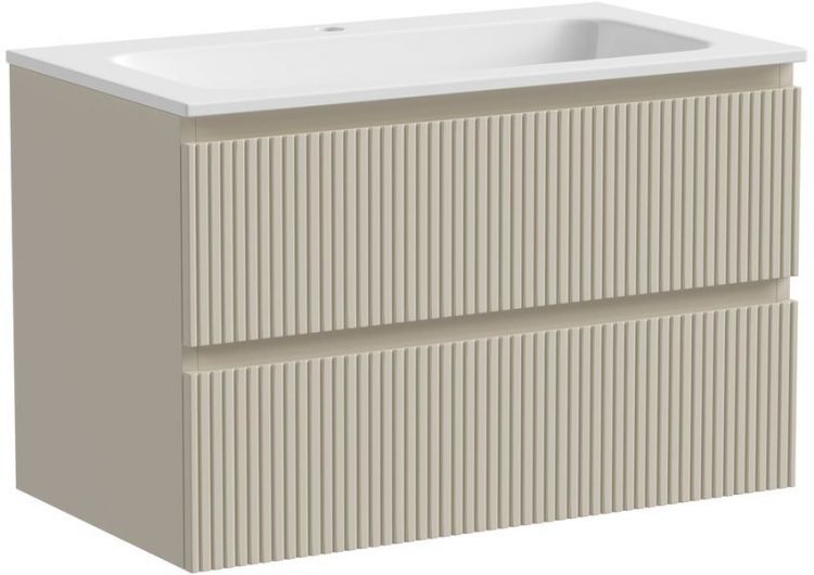 Тумба подвесная SANCOS Snob T, Beige Soft 790х445х500, под столешницу без отверстия под смеситель, цвет Kreman, SNT80CE Тумба подвесная SANCOS Snob T, Beige Soft 790х445х500, под столешницу без отверстия под смеситель, цвет Kreman, SNT80CE