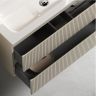 Тумба подвесная SANCOS Snob T, Beige Soft 790х445х500, под столешницу без отверстия под смеситель, цвет Kreman, SNT80CE