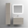Тумба подвесная SANCOS Snob T, Beige Soft 790х445х500, под столешницу без отверстия под смеситель, цвет Kreman, SNT80CE